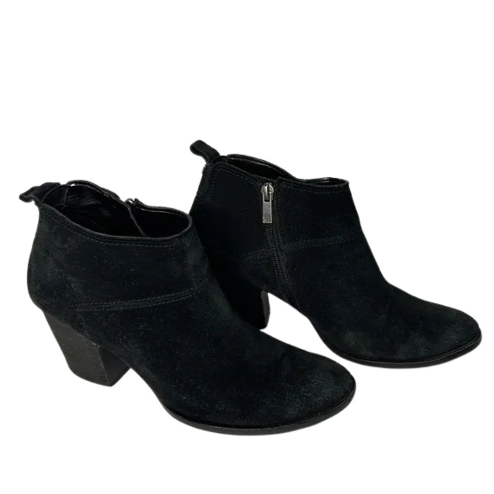 Ivanka Trump Multi Black Suede Booties